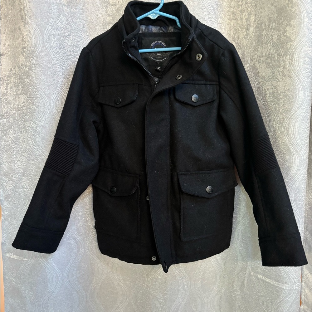 Urban Republic Black Military Field Jacket